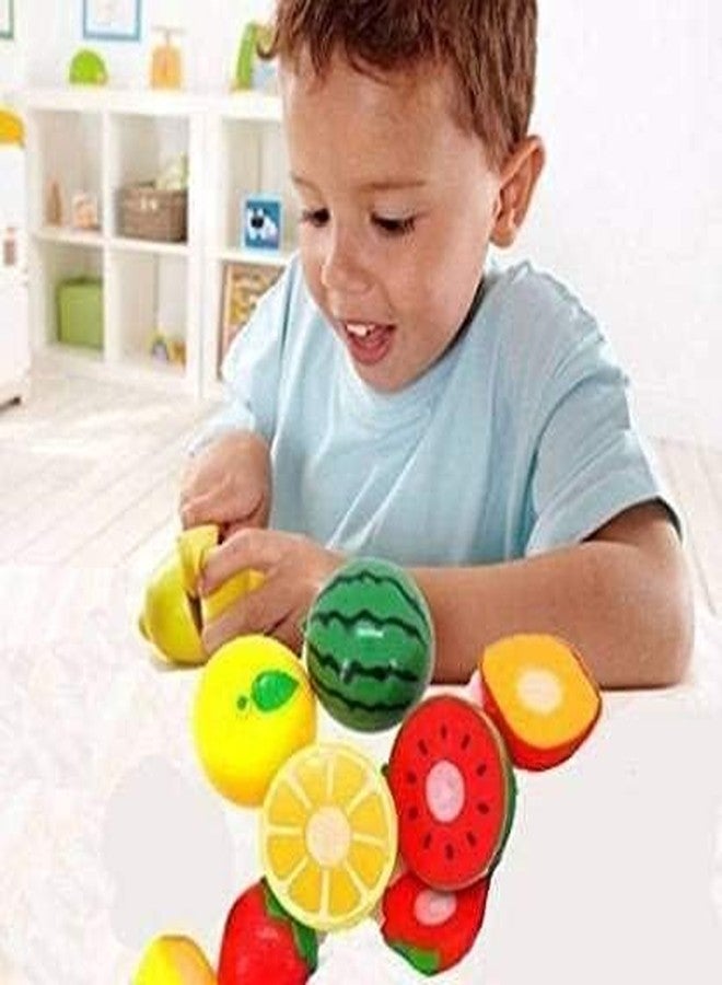Manos Realistic Fruitscutting Toy / Vegetables Cutting Toy I Realistic Sliceable Fruits Cutting Toy for Kids - Image 2